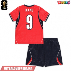 Lacne Dětský Futbalové dres Anglicko Harry Kane #9 MS 2026 Krátky Rukáv - Preč (+ trenírky)